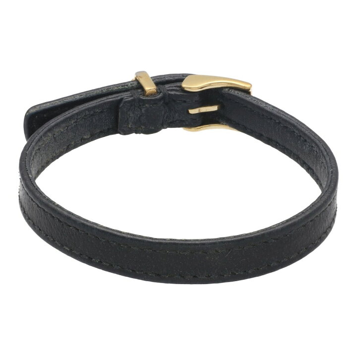楽天市場】【中古】 GUCCI グッチ ダブルGレザーブレスレット ブラック 