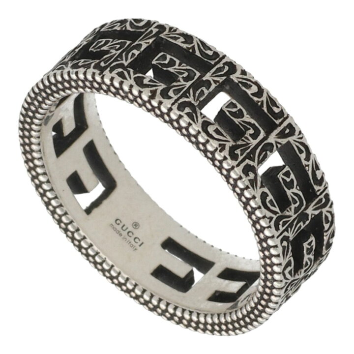 楽天市場】【中古】 GUCCI グッチ スクエアG ワイドリング 19 576993 