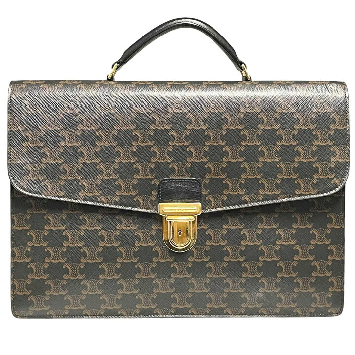楽天市場】【中古】 CELINE セリーヌ トリオンフ マカダム ブリーフ 