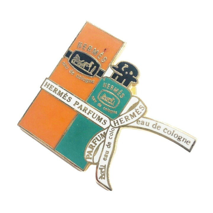楽天市場】【中古】 HERMES エルメス ブローチ 香水 モチーフ ピン  