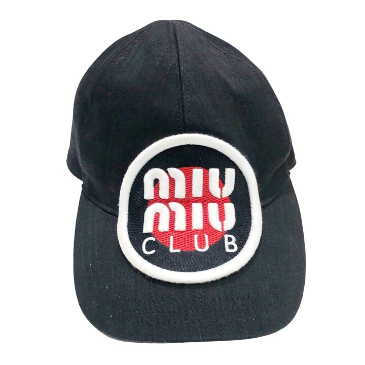 楽天市場】【中古】 MIU MIU ミュウミュウ キャップ 5HC274 AJ6 F0002 