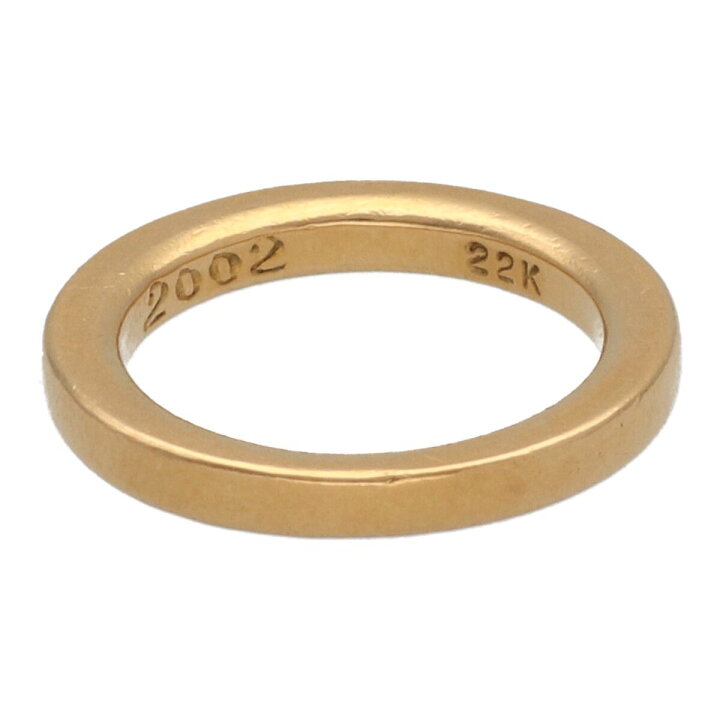 中古】 CHROME HEARTS クロムハーツ NTFL リング 10号 22K ゴールド 