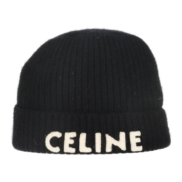 楽天市場】【中古】 CELINE セリーヌ エンブロイダリー ニット帽 