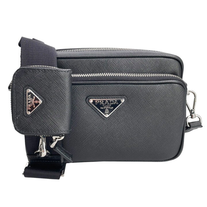楽天市場】【中古】 PRADA プラダ サフィアーノレザー ショルダー  