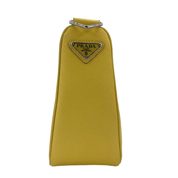 楽天市場】【中古】 PRADA プラダ トライアングル サフィアーノレザー 