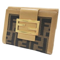 楽天市場】【中古】 Fendi フェンディ メンズ財布 ズッカ 二つ折り  