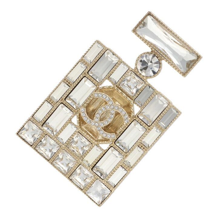 楽天市場】【中古】 CHANEL シャネル ブローチ A23K 香水ボトル  