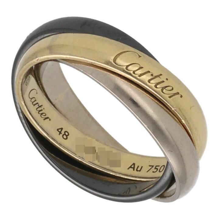 楽天市場】【中古】 Cartier カルティエ クラシックトリニティリング 