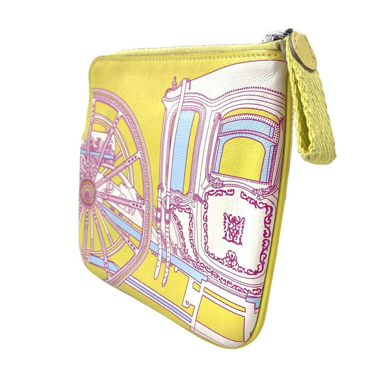 楽天市場】【中古】 HERMES エルメス カレポケット ポーチ 小物入れ Y 