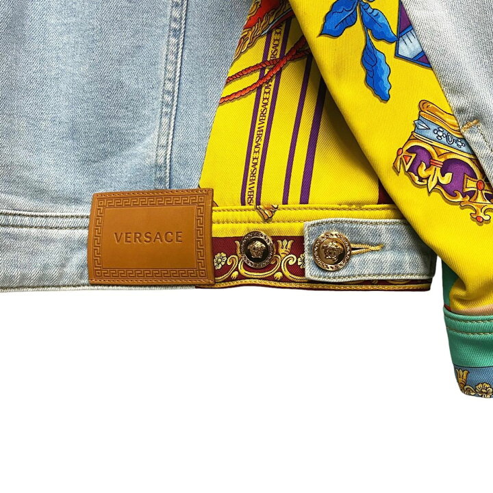 楽天市場】【中古】 VERSACE ヴェルサーチ メデューサボタン デニム 
