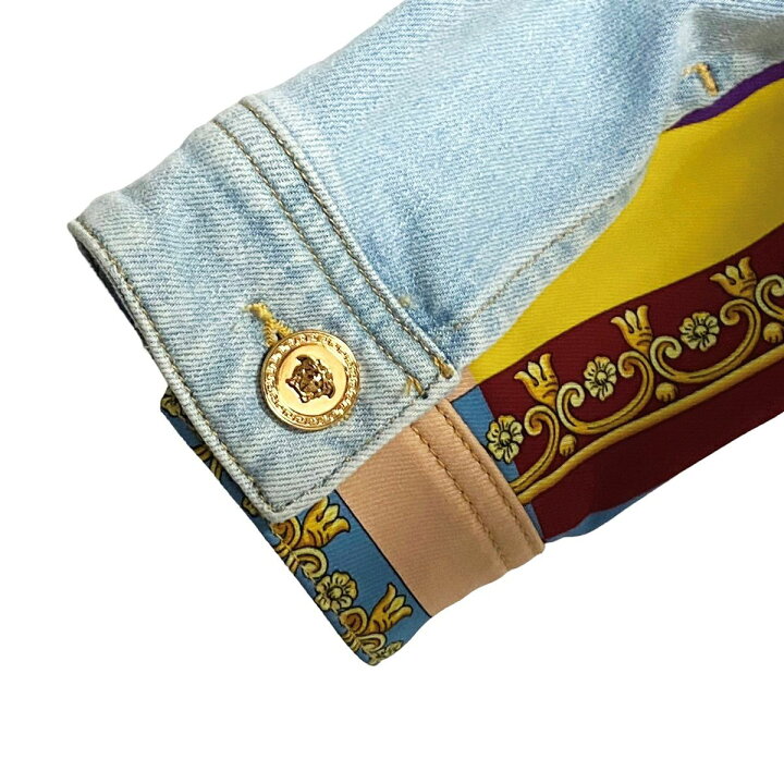 楽天市場】【中古】 VERSACE ヴェルサーチ メデューサボタン デニム 