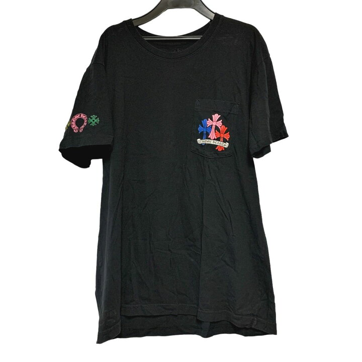 クロムハーツ マルチカラー ブラックTシャツ