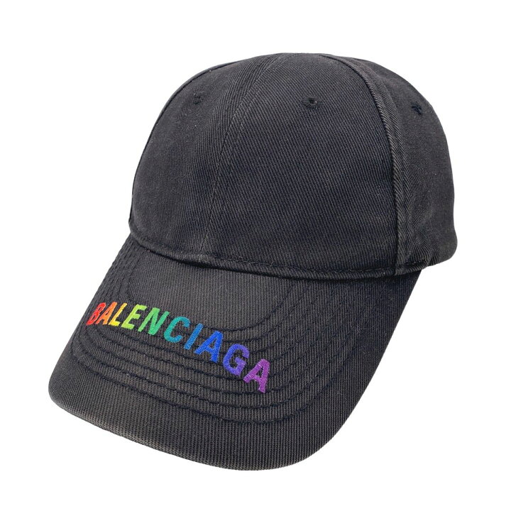 楽天市場】【中古】 BALENCIAGA バレンシアガ レインボーロゴ ベース 