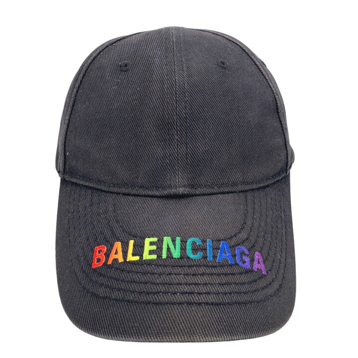 楽天市場】【中古】 BALENCIAGA バレンシアガ レインボーロゴ ベース 