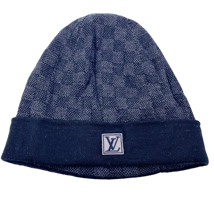 楽天市場】【中古】 LOUIS VUITTON ルイ・ヴィトン ニット帽 ダミエ 
