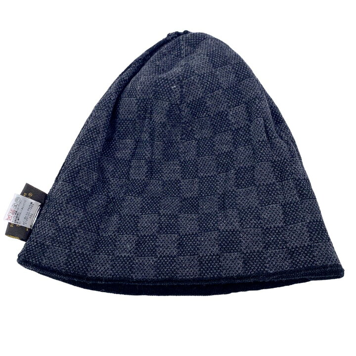 楽天市場】【中古】 LOUIS VUITTON ルイ・ヴィトン ニット帽 ダミエ 