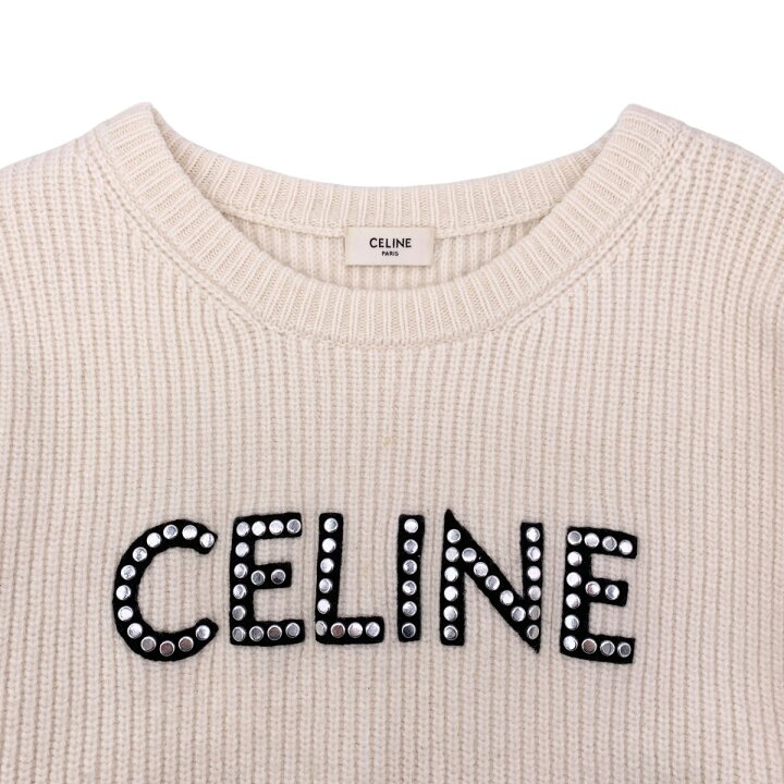 楽天市場】【中古】 CELINE セリーヌ 2A68W642Q ロゴスタッズ オーバー 