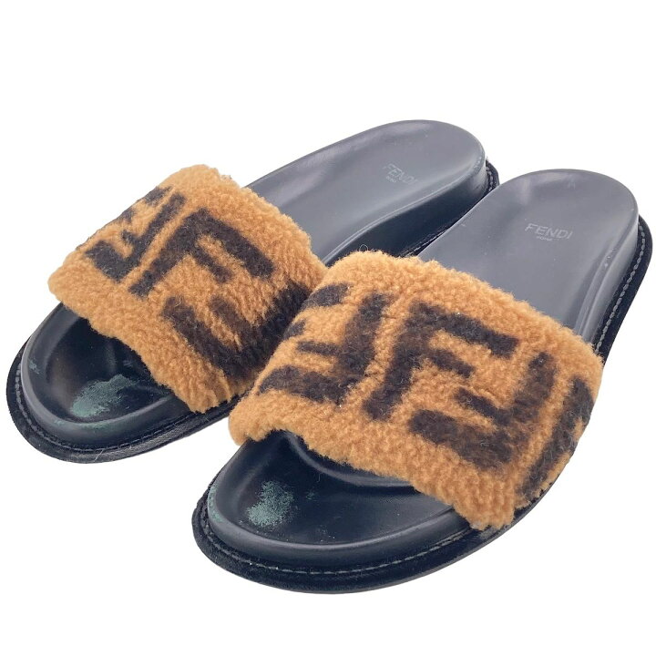 楽天市場】【中古】 Fendi フェンディ ズッカ ボアサンダル メンズ 