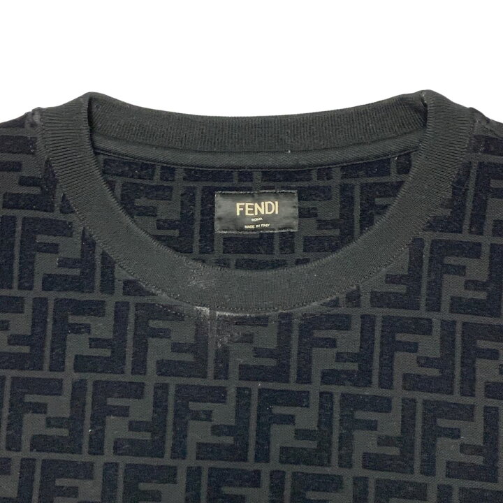 楽天市場】【中古】 Fendi フェンディ ズッカ ブラックピス スウェット  