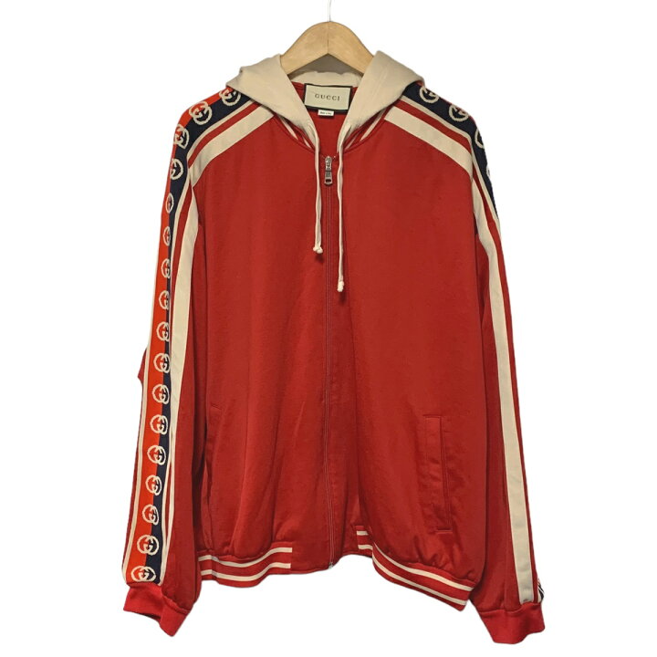 楽天市場】GUCCI/グッチ ボンバージャケット 575758 XL レッド 赤  