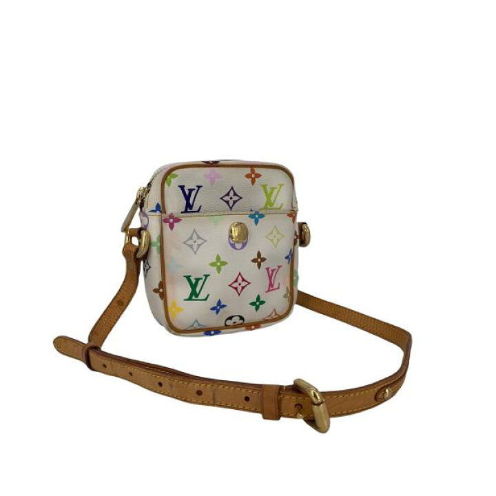 LOUIS VUITTON Monogram Multicolor Rift Shoulder Bag White M40055