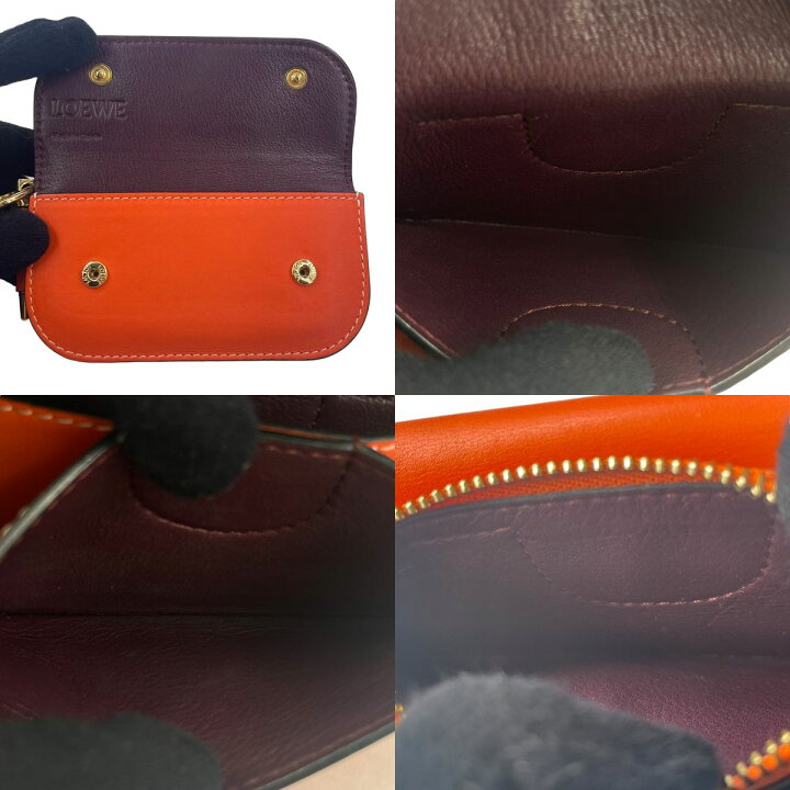 楽天市場】【中古】 LOEWE ロエベ ゲート コインケース 061828 レザー 