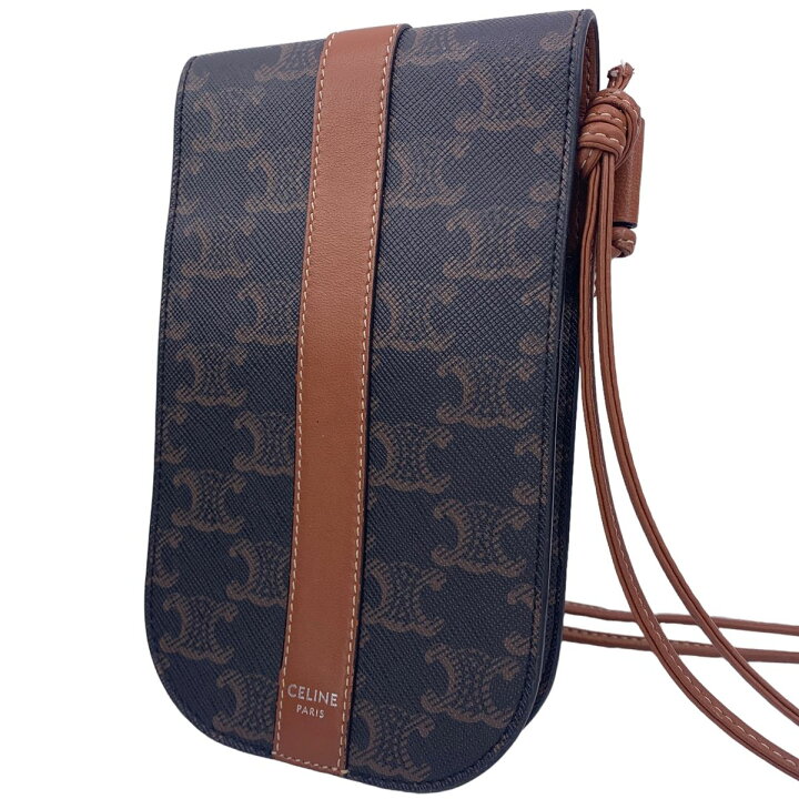 楽天市場】【中古】CELINE セリーヌ ショルダーバッグ 10H742DCH.04LU  