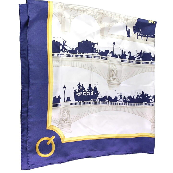 楽天市場】【中古】 HERMES エルメス カレ90 レディースマフラー 