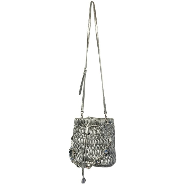 楽天市場】【中古】 MIU MIU ミュウミュウ 5BE050 バケットバッグ 