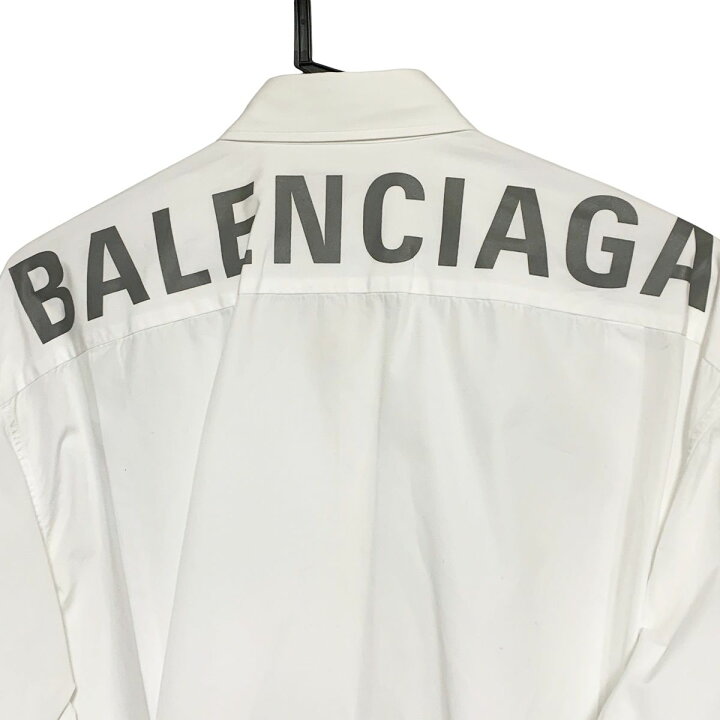 楽天市場】【中古】 BALENCIAGA バレンシアガ バックロゴプリント 