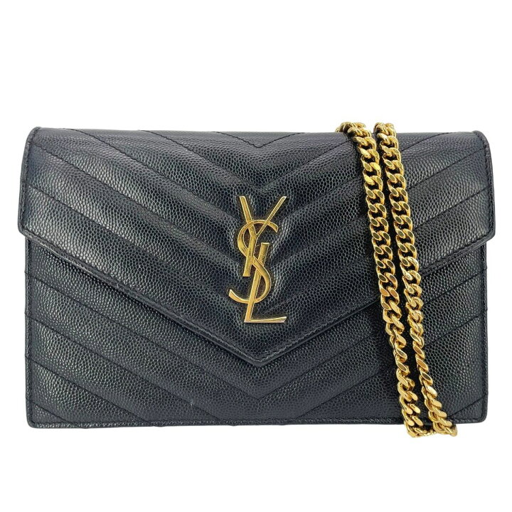 楽天市場】【中古】 Saint Laurent サンローラン Vステッチ カサンドラ 