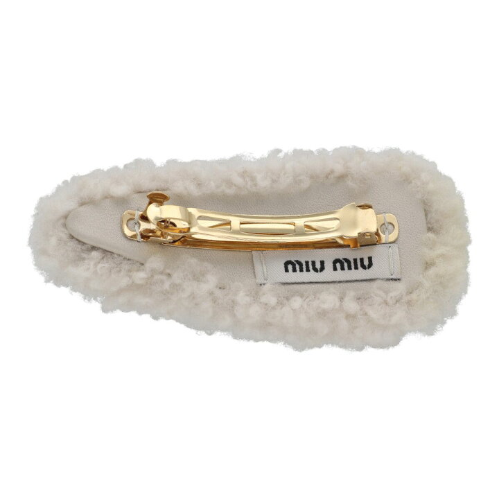 楽天市場】【中古】 MIU MIU ミュウミュウ シアリング ヘアクリップ 