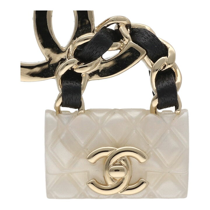 楽天市場】【中古】 CHANEL シャネル マトラッセ バッグチャーム ピン 