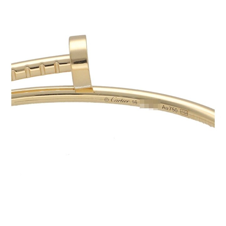 楽天市場】【中古】 Cartier カルティエ ジュストアンクルブレスレット  
