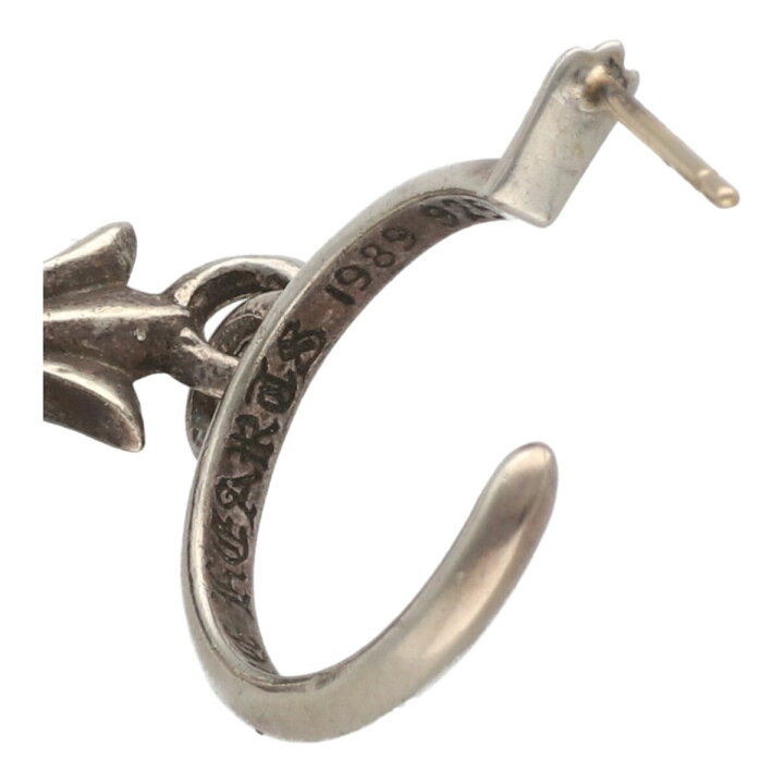 中古】 CHROME HEARTS クロムハーツ クロステイル リンク ピアス SV925  