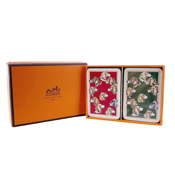 楽天市場】【中古】 HERMES エルメス トランプ ミニトランプ 2点セツト 