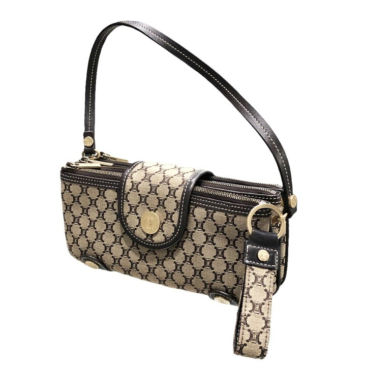 楽天市場】【中古】 CELINE セリーヌ アクセサリーポーチ マカダム  