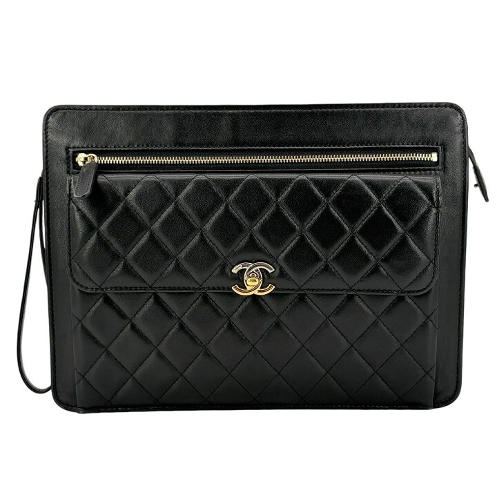 楽天市場】【中古】 CHANEL シャネル マトラッセ クラッチバッグ 