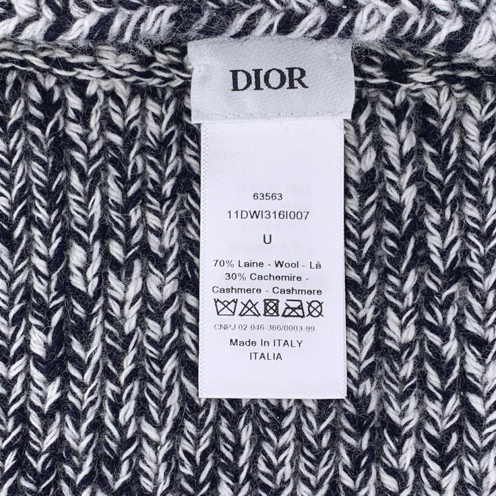 楽天市場】【中古】Dior ディオール ロゴ スヌード ネックウォーマー  