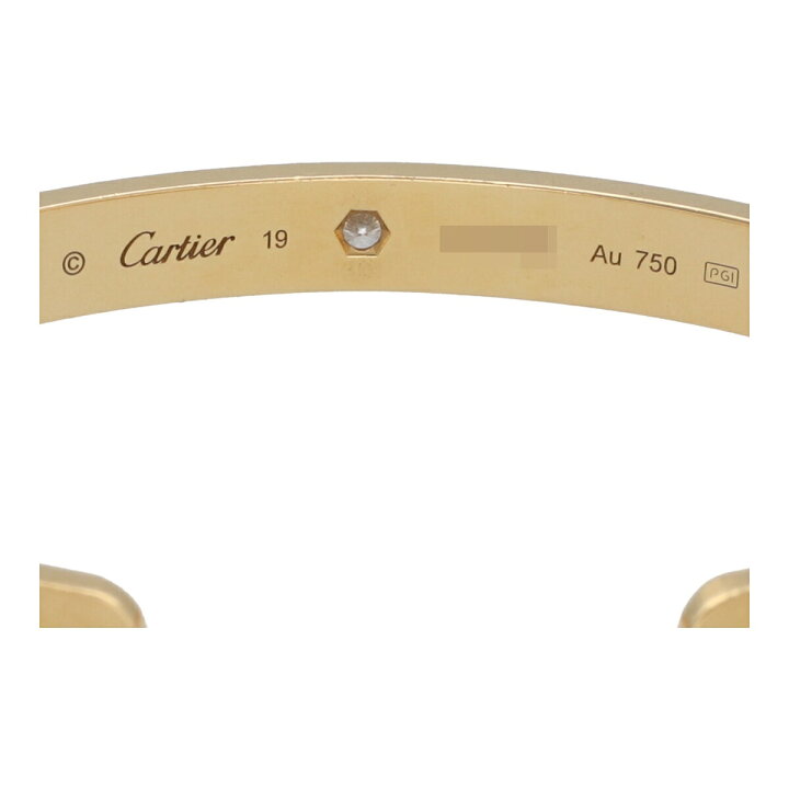 楽天市場】【中古】 Cartier カルティ LOVE オープン バングル B60298  