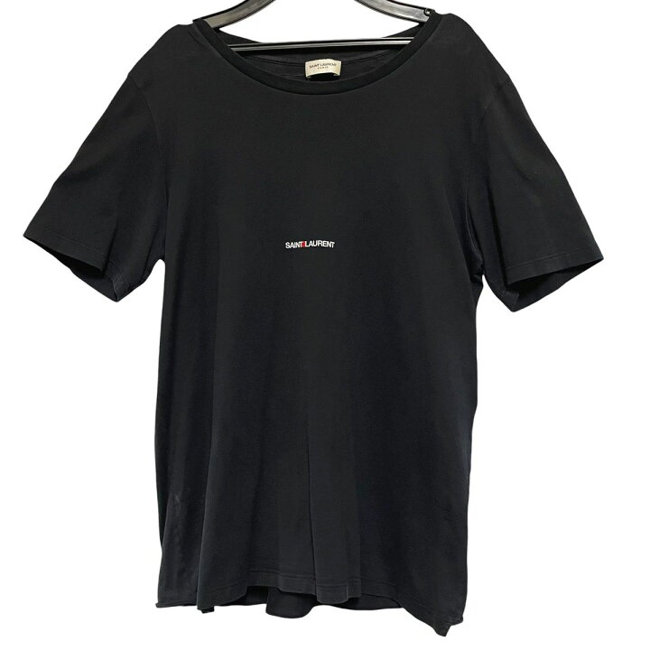SAINT LAURENT ブラック Tシャツ M （SAINT LAURENT PARIS サン  