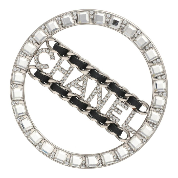 楽天市場】【中古】 CHANEL シャネル ブローチ B18K サークル ロゴ 