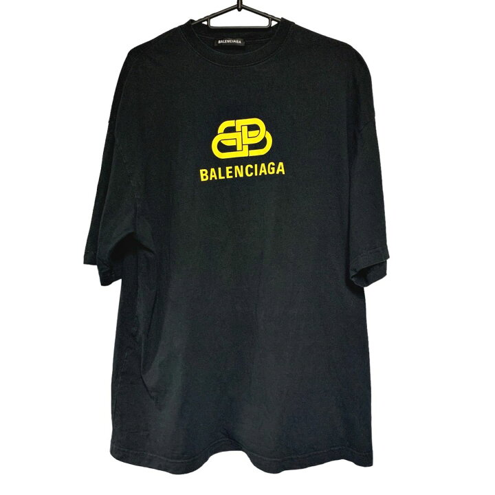 楽天市場】【中古】 BALENCIAGA バレンシアガ BBロゴ Tシャツ ブラック  