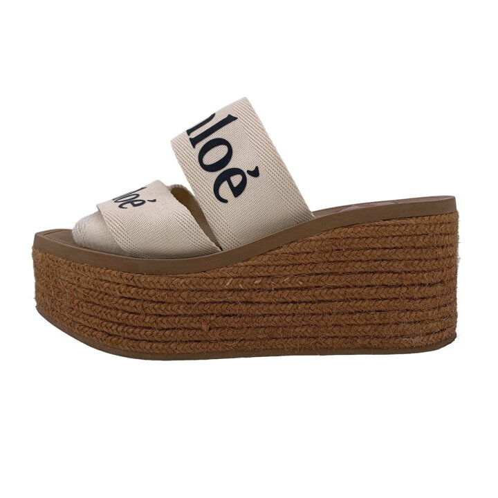 楽天市場】【中古】 Chloe クロエ woodyウェッジエスパドリーユ  