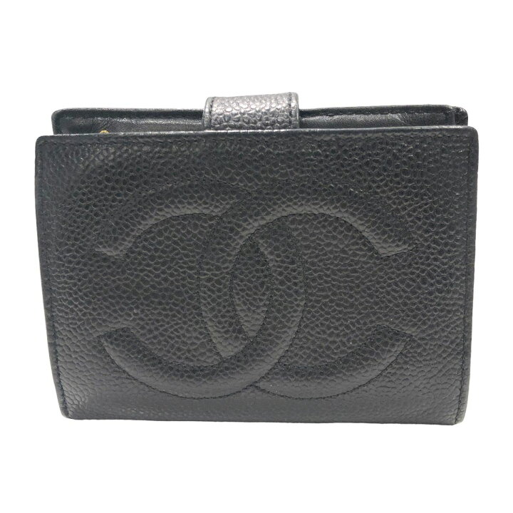 楽天市場】【中古】 CHANEL シャネル キャビアスキン ココマーク  