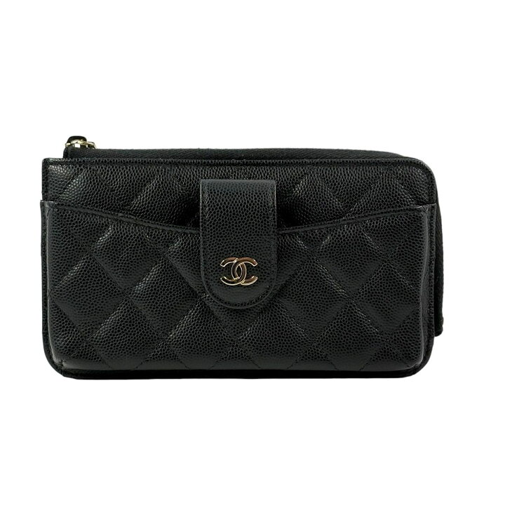 楽天市場】【中古】 CHANEL シャネル フラグメントポーチ マトラッセ 