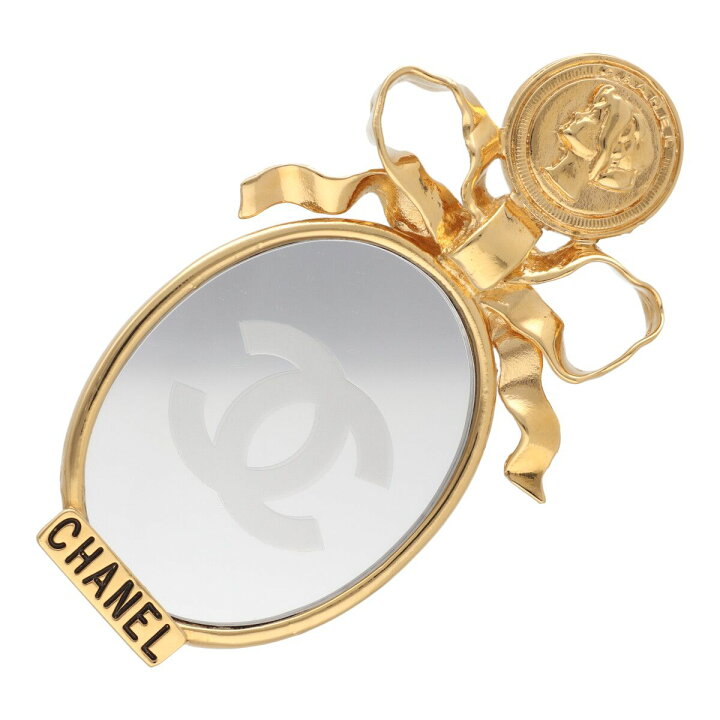 楽天市場】【中古】 CHANEL シャネル ブローチ ヴィンテージ ミラー  
