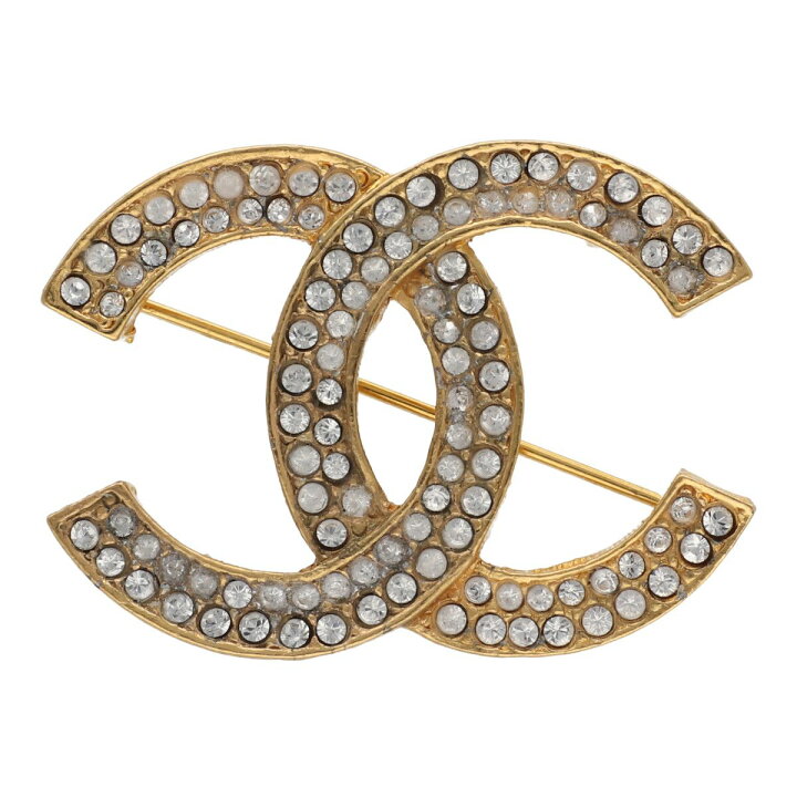 楽天市場】【中古】 CHANEL シャネル ココマーク ラインストーン  