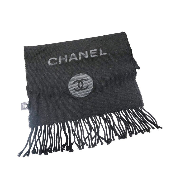 楽天市場】【中古】 CHANEL シャネル ココマーク フリンジ ウール 