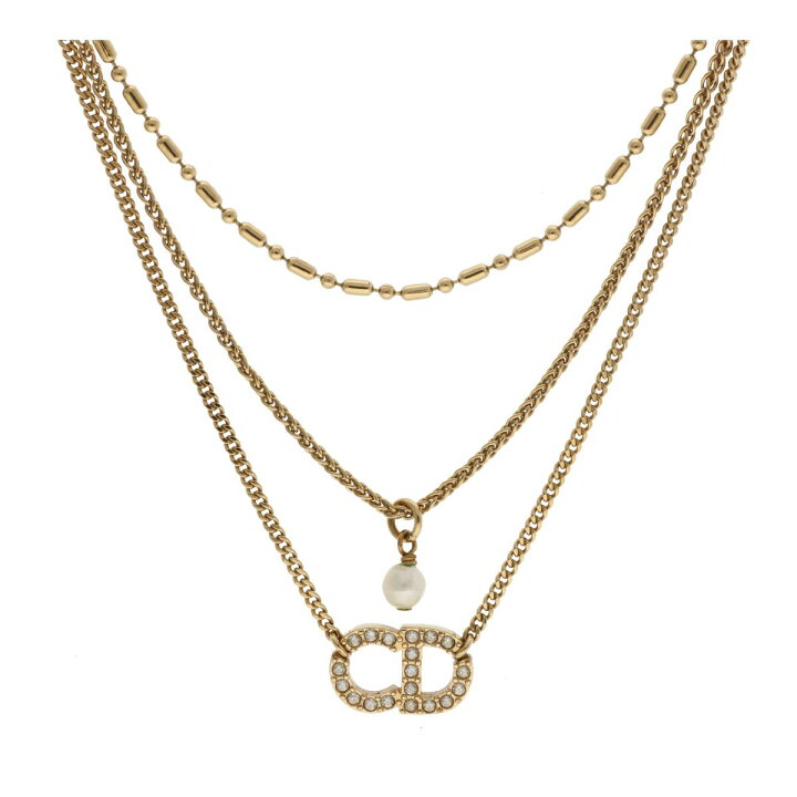 楽天市場】【中古】Dior ディオール CLAIR D LUNE ネックレス ゴールド 